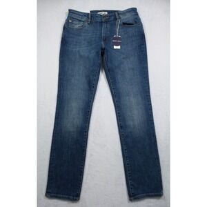 Warp + Weft Jeans Mens Size 32 x 32 Blue Denim AMS Amsterdam Slim Stretch NWT